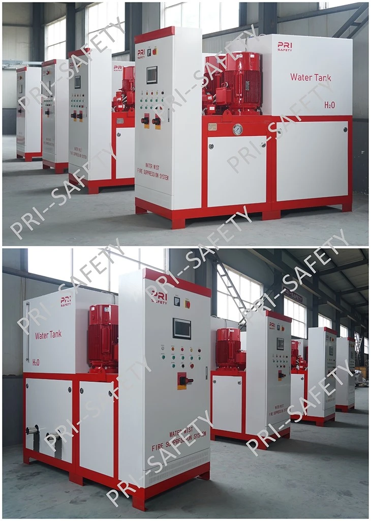 High Pressure Water Mist System For Hazardous Materials Fire Protection in Factories high quality